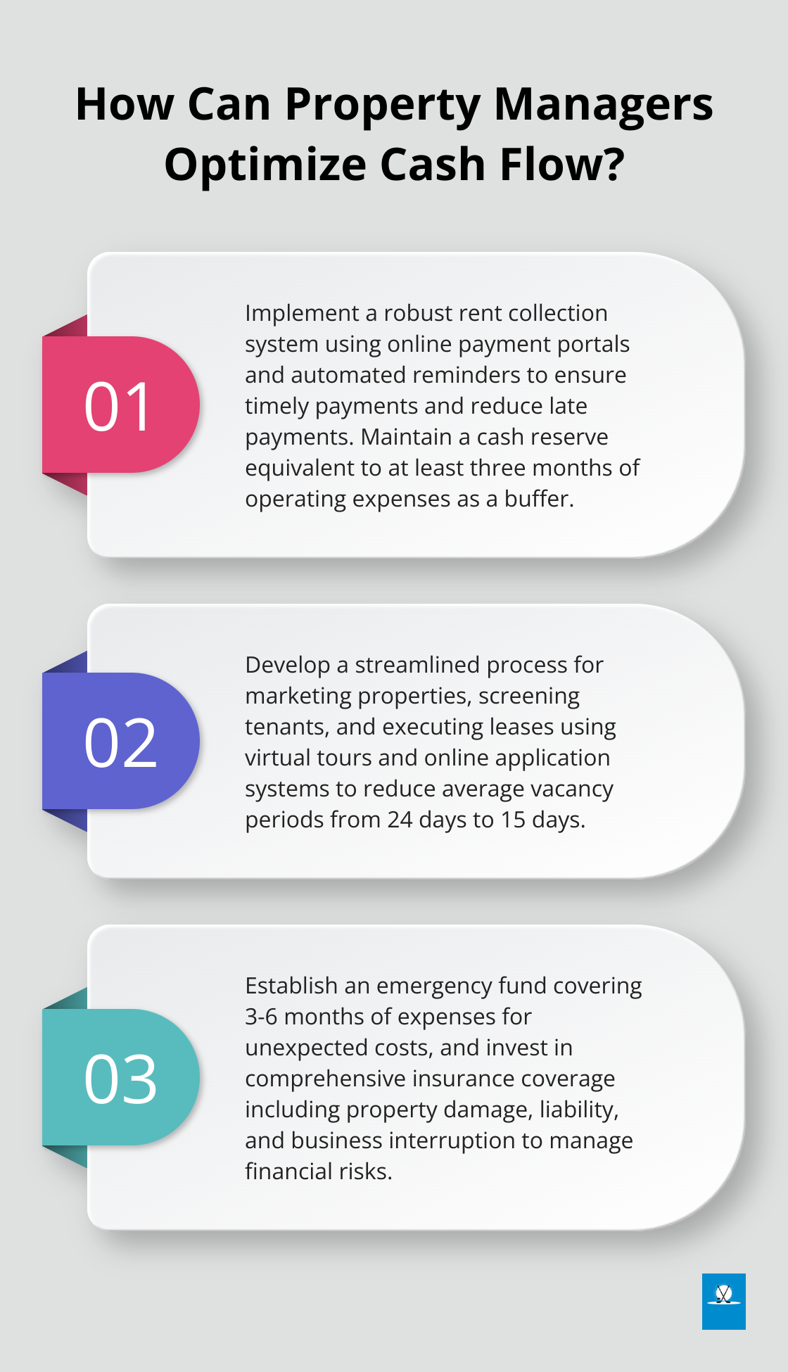 Infographic: How Can Property Managers Optimize Cash Flow? - property management business income