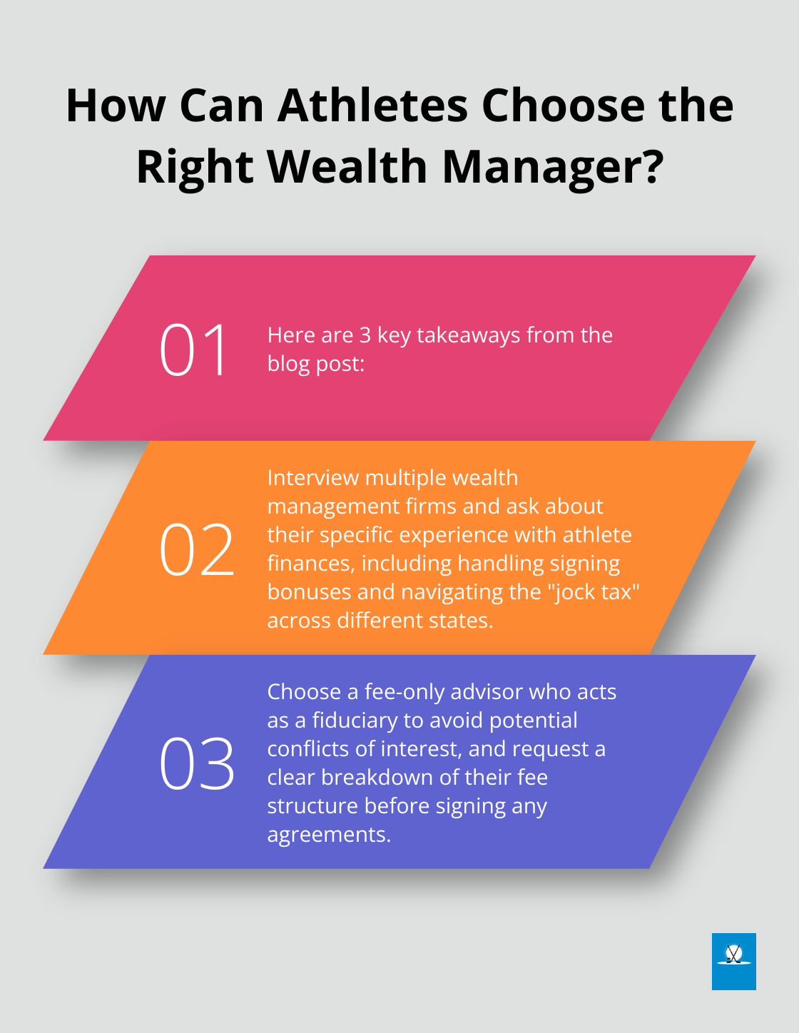 Infographic: How Can Athletes Choose the Right Wealth Manager?