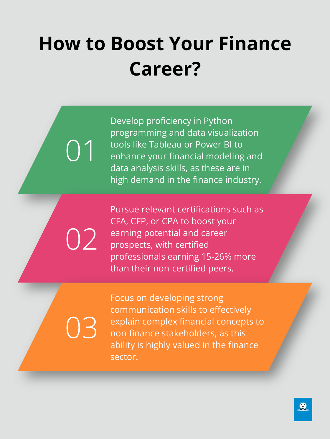 Infographic: How to Boost Your Finance Career? - finance major career options